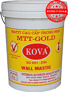 bột bả - matit trong nhà KOVA MTT GOLD 224x300