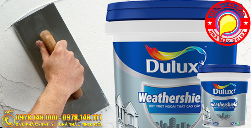 Bột trét thùng Dulux Weathershiled chính hãng