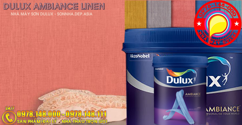 Dulux Ambiance Linen - Sơn Dulux hiệu ứng Vải Lanh chính hãng