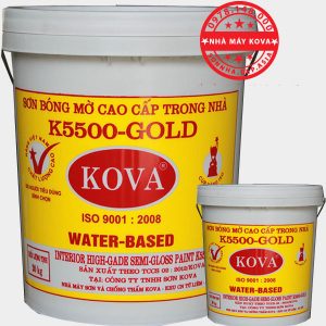 Sơn KOVA K5500 - Sơn bán bóng trong nhà KOVA chính hãng