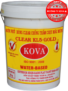 sơn phủ bóng KOVA CLEAR KL5 GOLD 224X300