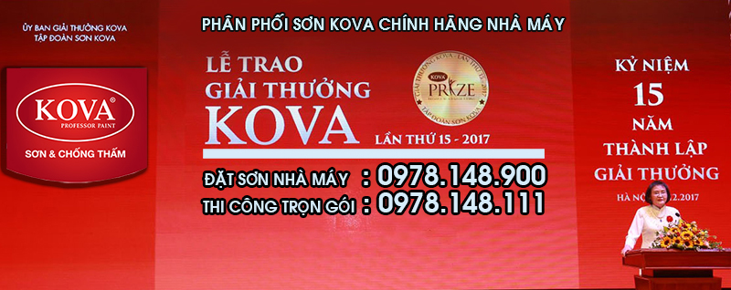 Đại lý sơn KOVA chính hãng nhà máy tại Hưng Yên Bình Minh, Hà Nội