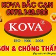 Đại lý sơn KOVA chính hãng tại Bắc Cạn