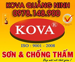 Tổng đại lý sơn KOVA Quảng Ninh 0978148900