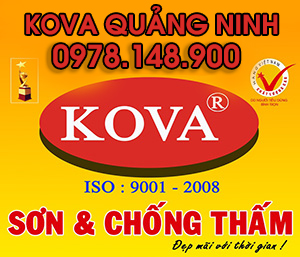 Tổng đại lý sơn KOVA Quảng Ninh 0978148900