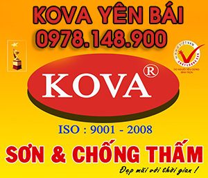 Tổng đại lý sơn KOVA chính hãng tại Yên Bái