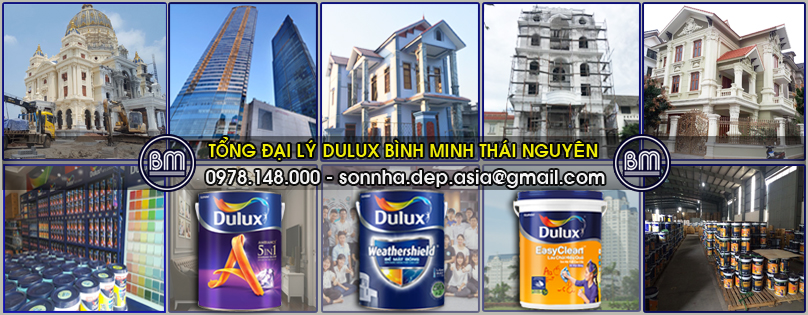 Tổng đại lý sơn Dulux chính hãng tại Thái Nguyên Bình Minh
